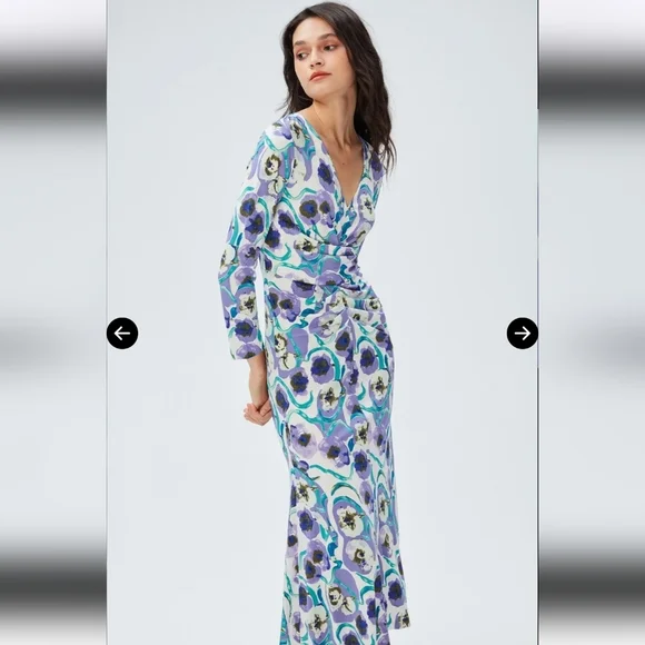 knee length dresses for ladies Julian Silk Jersey Wrap Dress – Diane von Furstenberg HongKong